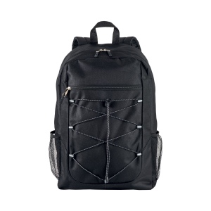 Sac à dos en polyester 600D avec 4 poches dont 2 latérales en filet 27