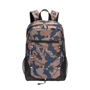 Sac à dos en polyester 600D avec 4 poches dont 2 latérales en filet 14