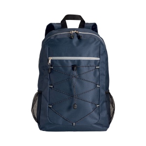 Sac à dos en polyester 600D avec 4 poches dont 2 latérales en filet 15
