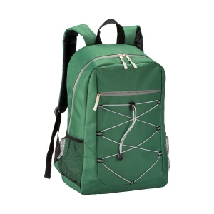 Sac à dos en polyester 600D avec 4 poches dont 2 latérales en filet 9
