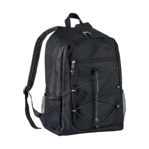 Sac à dos en polyester 600D avec 4 poches dont 2 latérales en filet 11