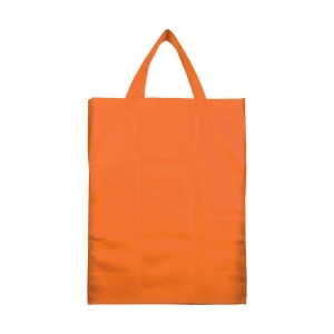 Shopper pliable avec soufflet en TNT 80g/m2, anses courtes 10