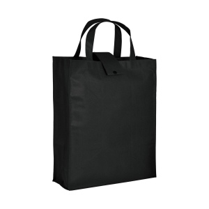 Shopper pliable avec soufflet en TNT 80g/m2, anses courtes 5