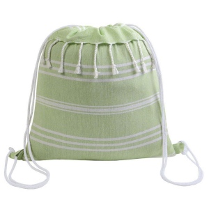Sac à dos en coton 180 g/m2 avec fermeture réglable à cordon 7