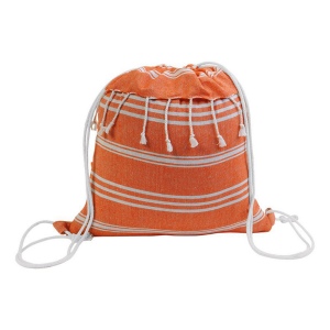 Sac à dos en coton 180 g/m2 avec fermeture réglable à cordon 9