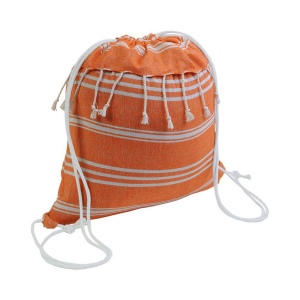Sac à dos en coton 180 g/m2 avec fermeture réglable à cordon 4