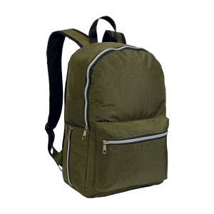 Sac à dos en nylon 420D, avec 4 poches dont 2 latérales à zip en filet