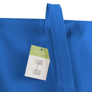 Shopper en coton organique 140g/m2, anses longues 20