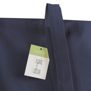 Shopper en coton organique 140g/m2, anses longues 26
