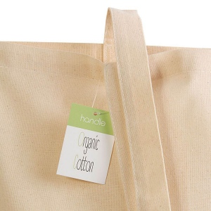 Shopper en coton organique 140g/m2, anses longues 6