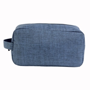 Trousse de toilette en polyester 300D en tissu mélangé avec poignée (14x25x9 cm) 6