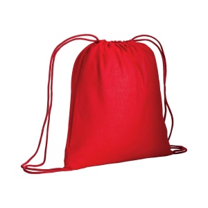 Sac à dos en coton 95g/m2 avec fermeture réglable à cordon 3