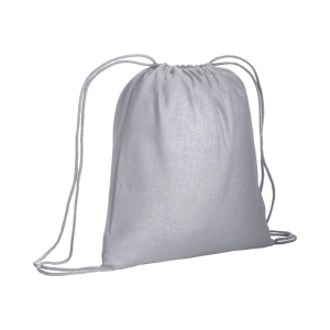 Sac à dos en coton 95g/m2 avec fermeture réglable à cordon 4