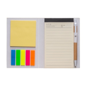 Bloque-notes avec papiers stylo et adhésif 9