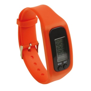Montre connectée : pedomètre, calorie brulée, distance parcourue, montre. Bracelet en gomm 4