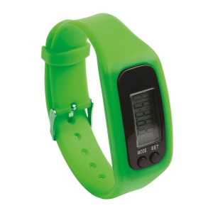 Montre connectée : pedomètre, calorie brulée, distance parcourue, montre. Bracelet en gomm