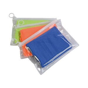 Pochette refermable en PVC (18,6x14,2 cm) pour masques chirurgicaux et pour 18424