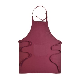 Tablier long 30 % coton/70 % polyester (180g/m2), 70x85 cm avec poche frontale et lanière 2