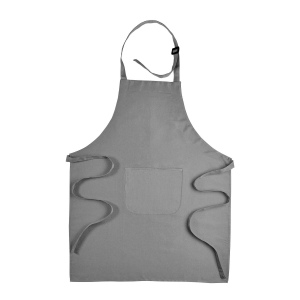 Tablier long 30 % coton/70 % polyester (180g/m2), 70x85 cm avec poche frontale et lanière 3