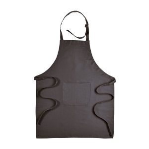 Tablier long 30 % coton/70 % polyester (180g/m2), 70x85 cm avec poche frontale et lanière 7