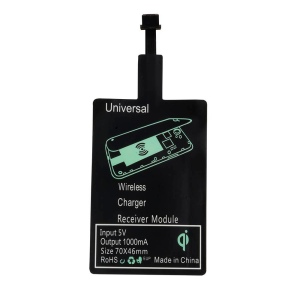 Récepteur QI wireless avec connecteur micro USB 3
