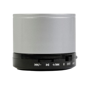 Mini haut-parleur Bluetooth V 3,0 cylindrique en métal avec microphone 5