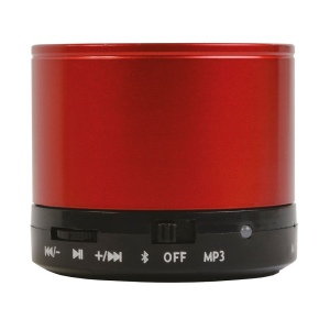 Mini haut-parleur Bluetooth V 3,0 cylindrique en métal avec microphone 6