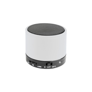 Mini haut-parleur Bluetooth V 3,0 cylindrique en métal avec microphone 4