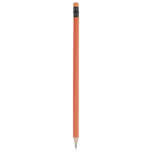 Crayon cylindrique trempé de couleur fluo avec caoutchouc 5