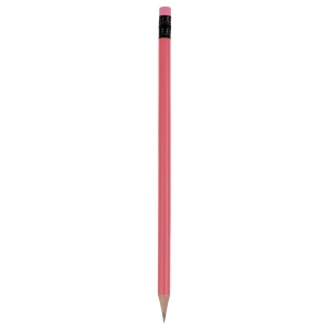 Crayon cylindrique trempé de couleur fluo avec caoutchouc 3