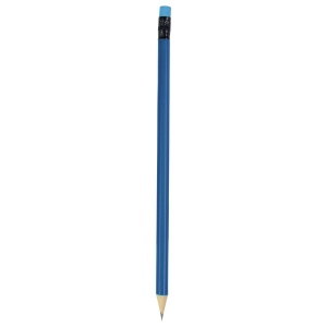 Crayon cylindrique trempé de couleur fluo avec caoutchouc 4