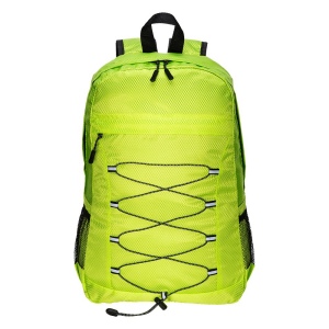 Sac à dos rectrable en polyester 210D RISTROP avec 4 poches dont 2 latérales en filet 7