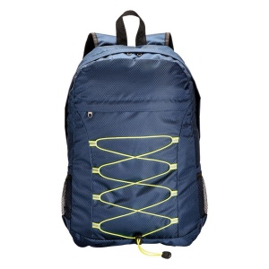 Sac à dos rectrable en polyester 210D RISTROP avec 4 poches dont 2 latérales en filet 13