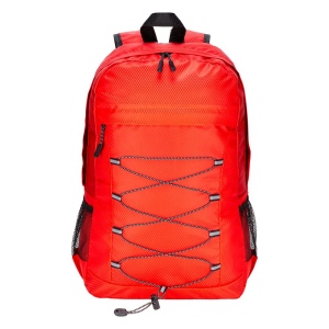 Sac à dos rectrable en polyester 210D RISTROP avec 4 poches dont 2 latérales en filet 15