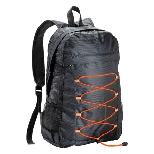 Sac à dos rectrable en polyester 210D RISTROP avec 4 poches dont 2 latérales en filet 6