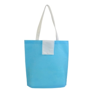 Sac shopper pliable en TNT 80g/m2 avec anses longues 12