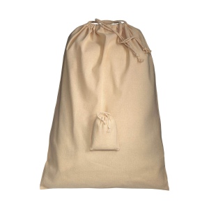 Sac en coton 120 g/m2 avec fermeture en cordon 50 x 75 cm 4