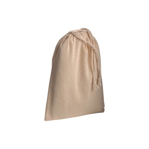 Sac en coton 120 g/m2 avec fermeture en cordon, 15 x 20 cm