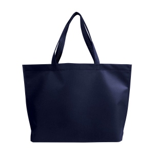 Sac shopping en TNT thermo-saudé, avec anses longues et soufflett 21