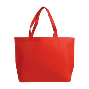 Sac shopping en TNT thermo-saudé, avec anses longues et soufflett 23