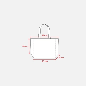 Sac shopping en TNT thermo-saudé, avec anses longues et soufflett 12