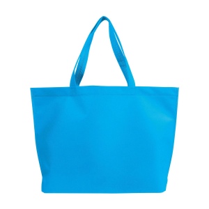 Sac shopping en TNT thermo-saudé, avec anses longues et soufflett 15