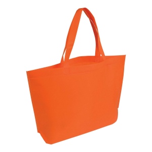 Sac shopping en TNT thermo-saudé, avec anses longues et soufflett 6