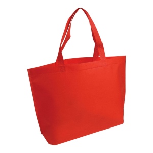 Sac shopping en TNT thermo-saudé, avec anses longues et soufflett 8