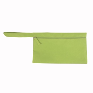 Porte-documents en polyester avec fermeture zip et poignée pratique 12