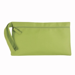 Porte-documents en polyester avec fermeture zip et poignée pratique 13