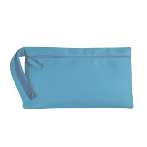 Porte-documents en polyester avec fermeture zip et poignée pratique 16