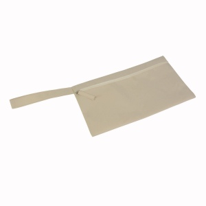 Porte-documents en polyester avec fermeture zip et poignée pratique 3