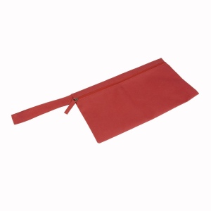 Porte-documents en polyester avec fermeture zip et poignée pratique 10