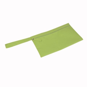 Porte-documents en polyester avec fermeture zip et poignée pratique